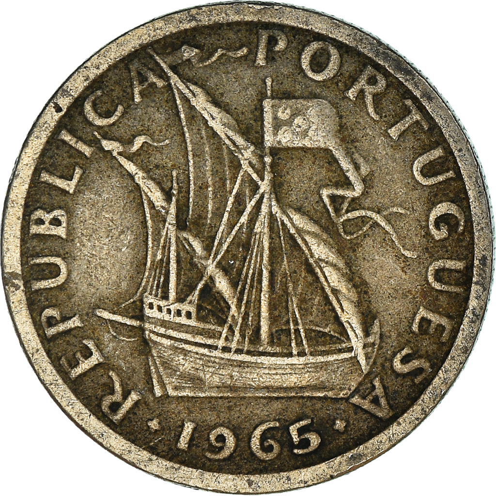 Moneda, Portugal, 2-1/2 Escudos, 1965