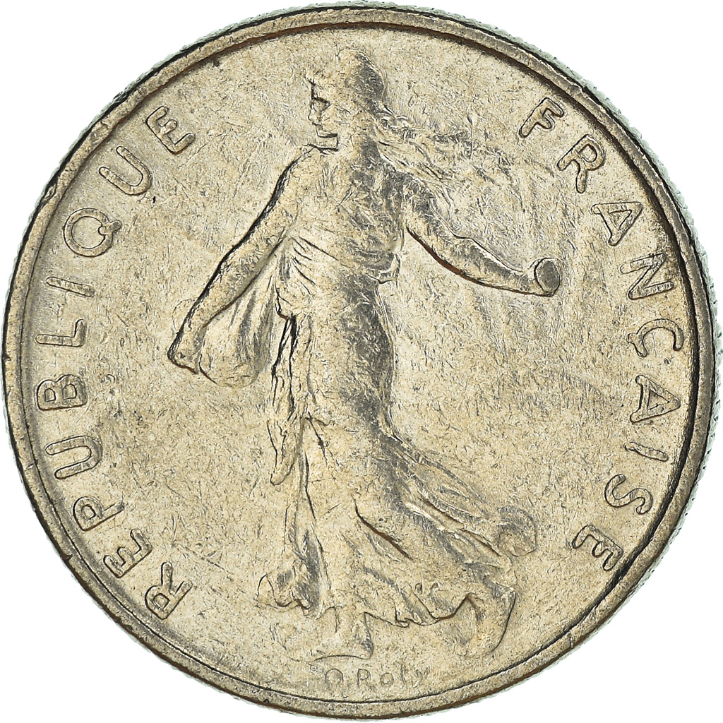 Moneda, Francia, 1/2 Franc, 1967