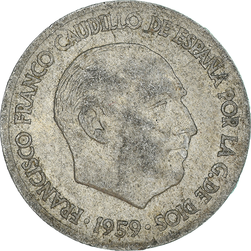 Moneda, España, 10 Centimos, 1959
