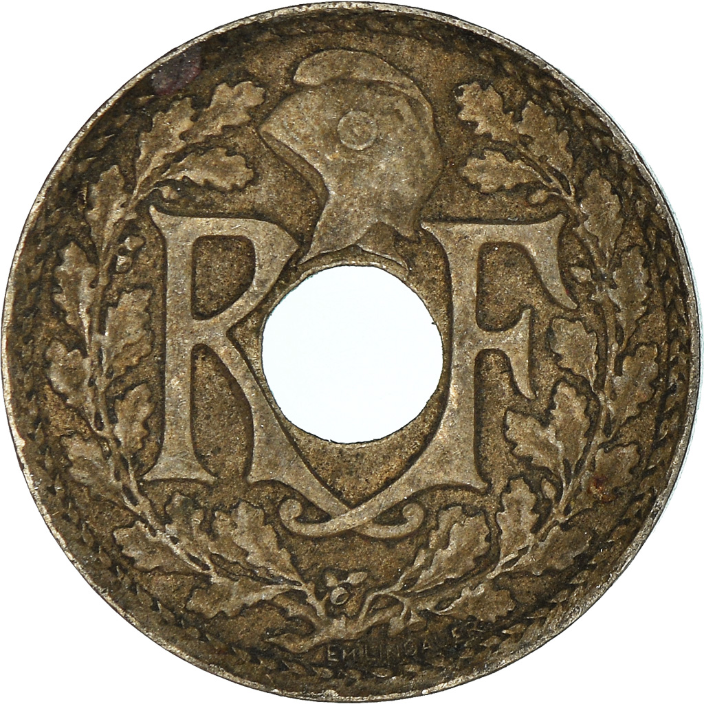 Moneda, Francia, 5 Centimes