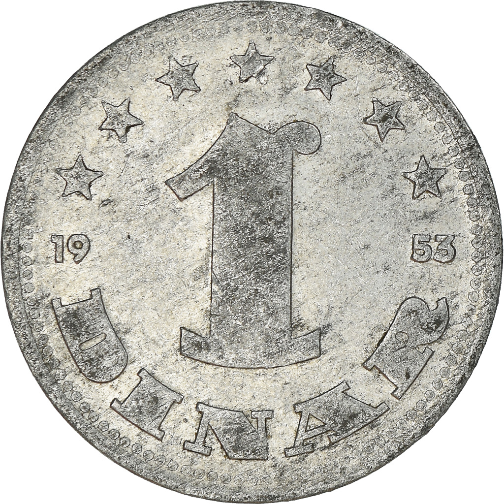 Moneda, Yugoslavia, Dinar, 1953