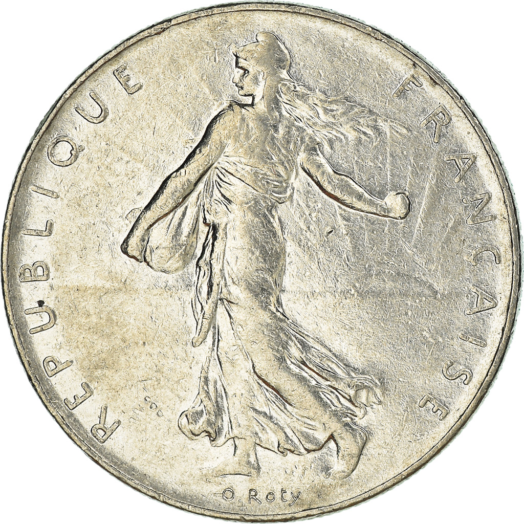 Moneda, Francia, Franc, 1976