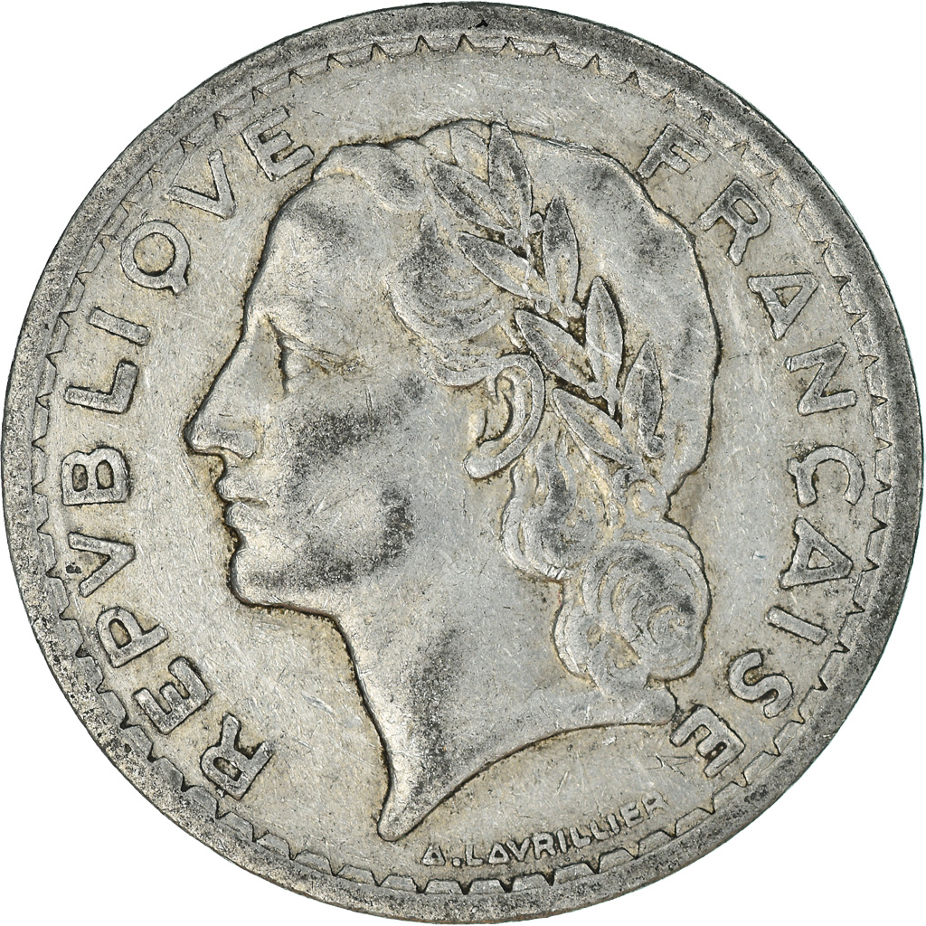 Moneda, Francia, 5 Francs, 1945