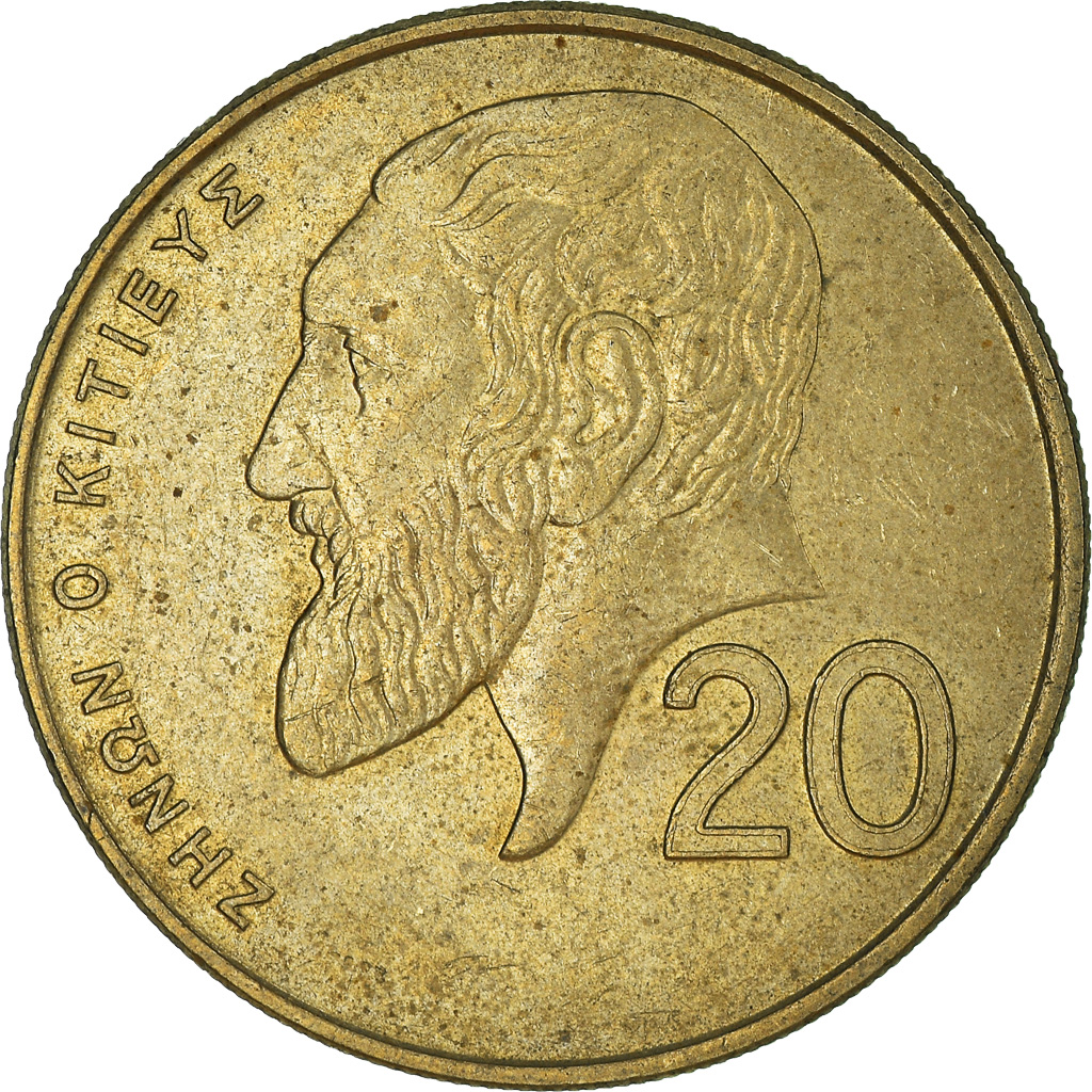 Moneda, Chipre, 20 Cents, 1991