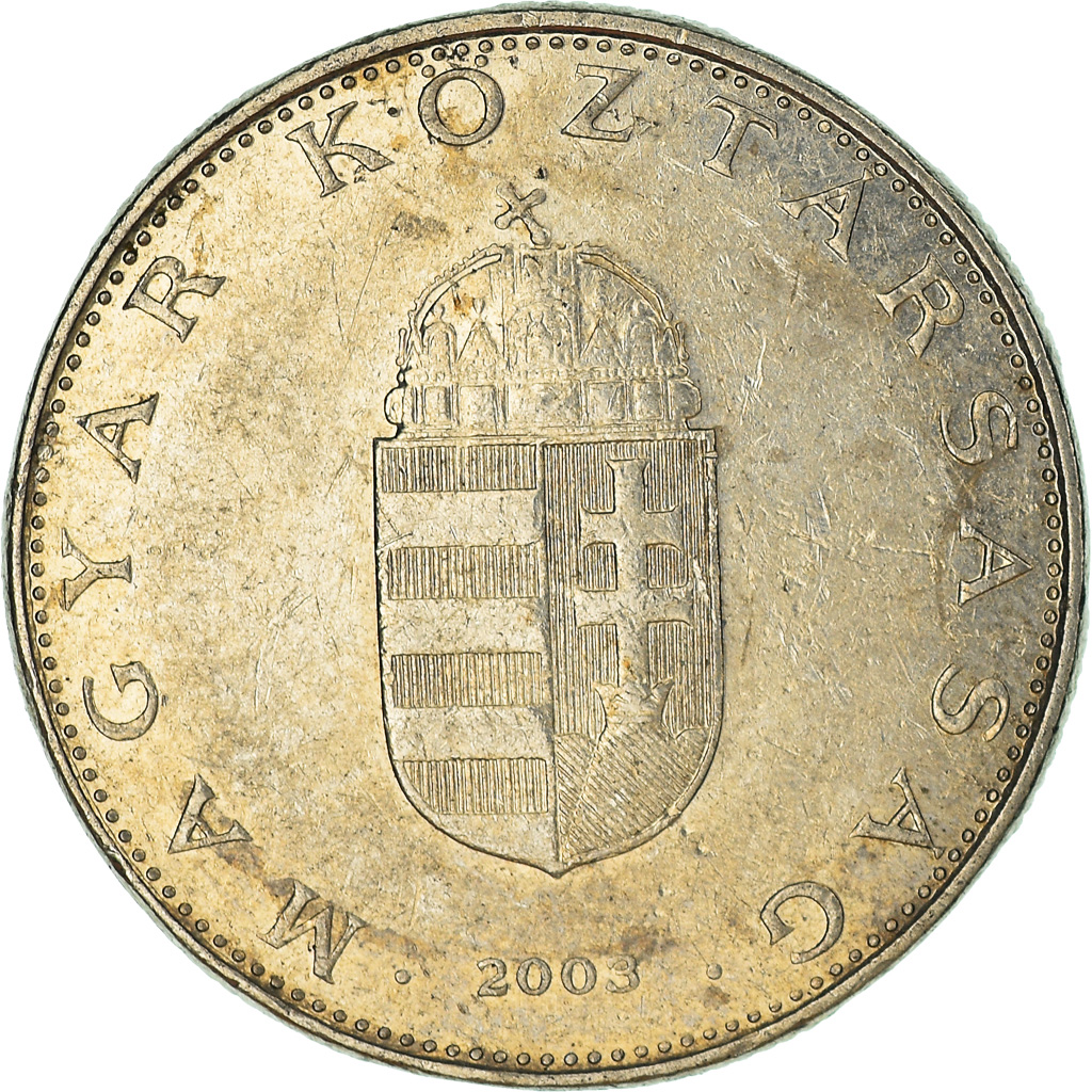 Moneda, Hungría, 10 Forint, 2003