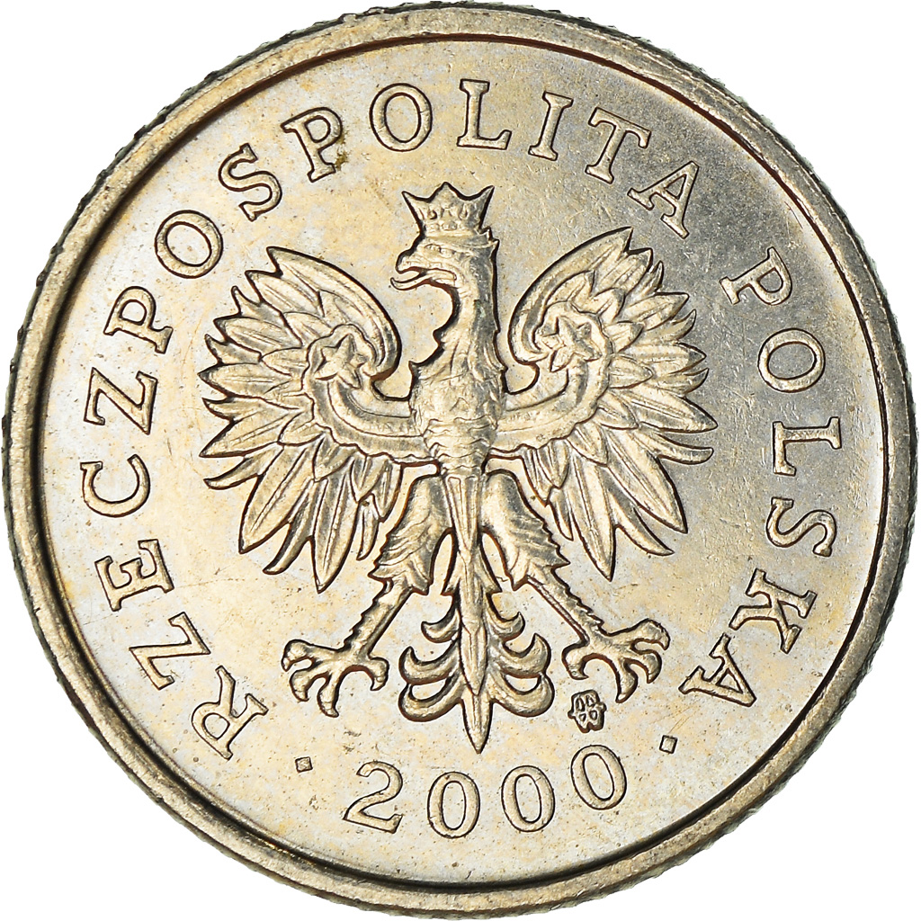 Moneda, Polonia, 20 Groszy, 2000