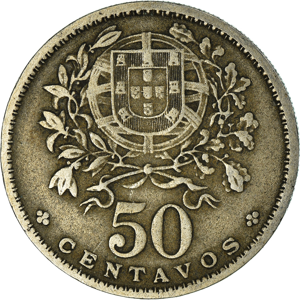 Moneda, Portugal, 50 Centavos, 1946