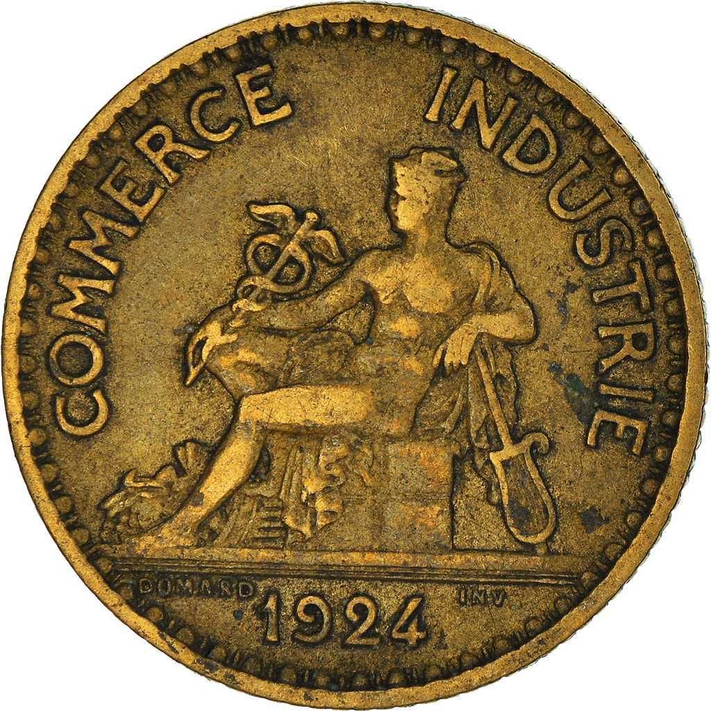 Moneda, Francia, Franc, 1924
