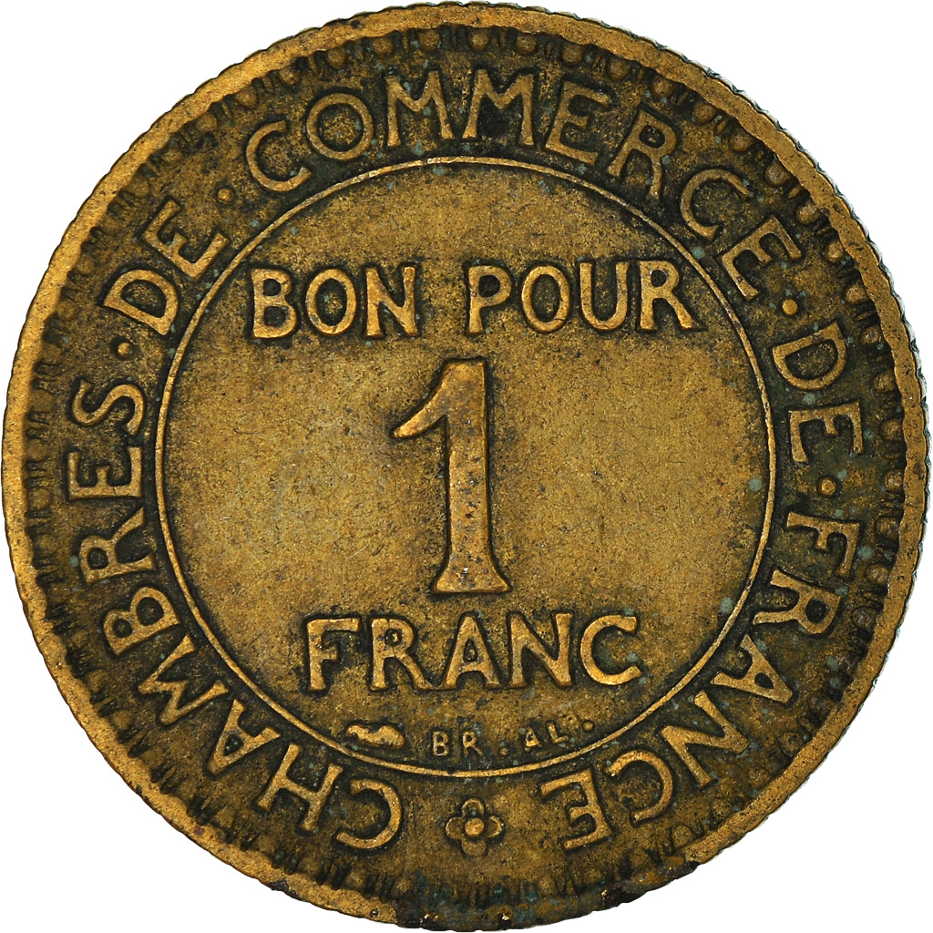 Moneda, Francia, Franc, 1924