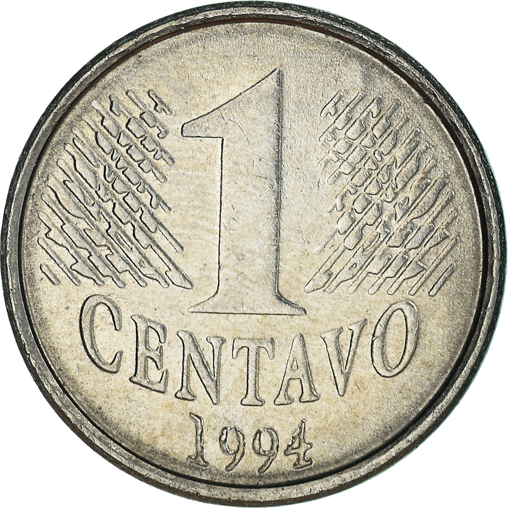Moneda, Brasil, Centavo, 1994