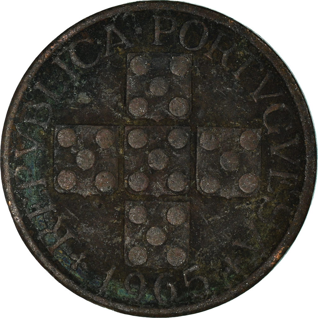Moneda, Portugal, 20 Centavos, 1965