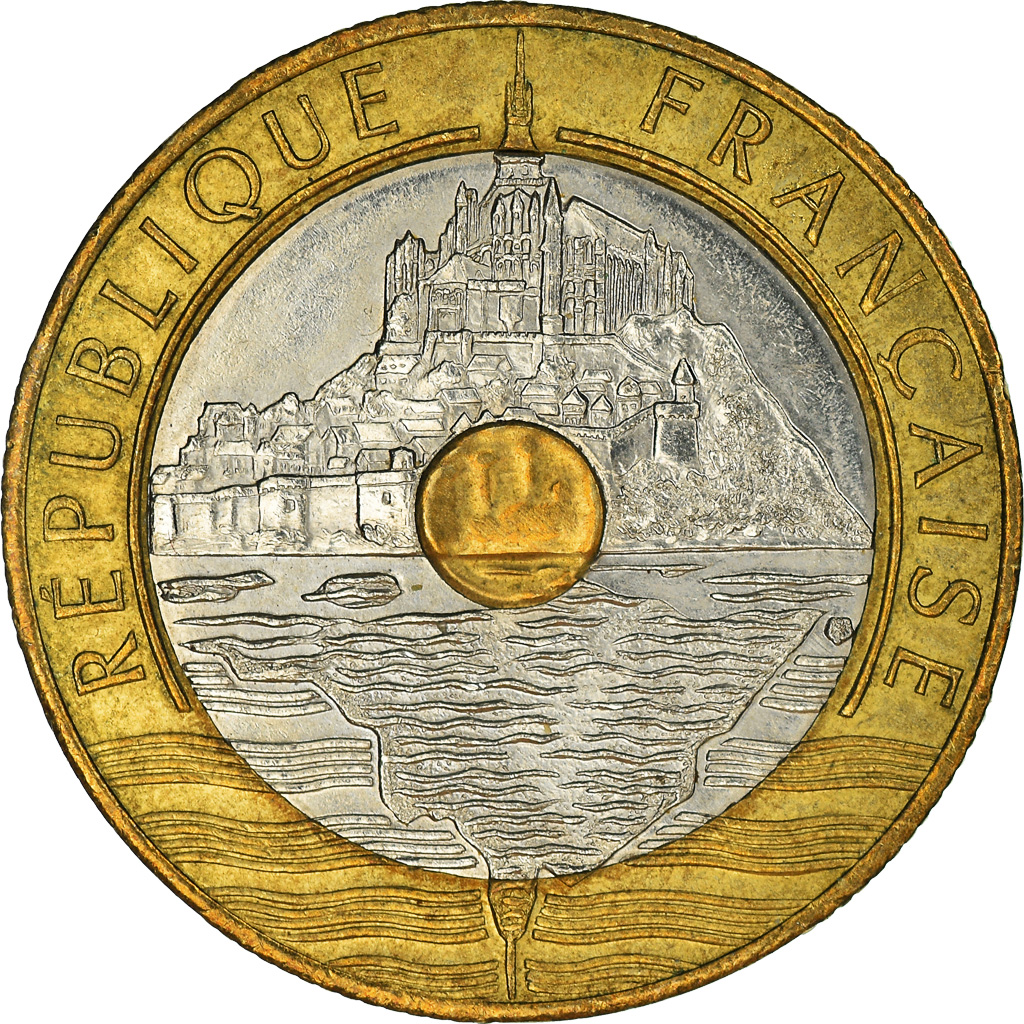 Coin, France, 20 Francs, 1992