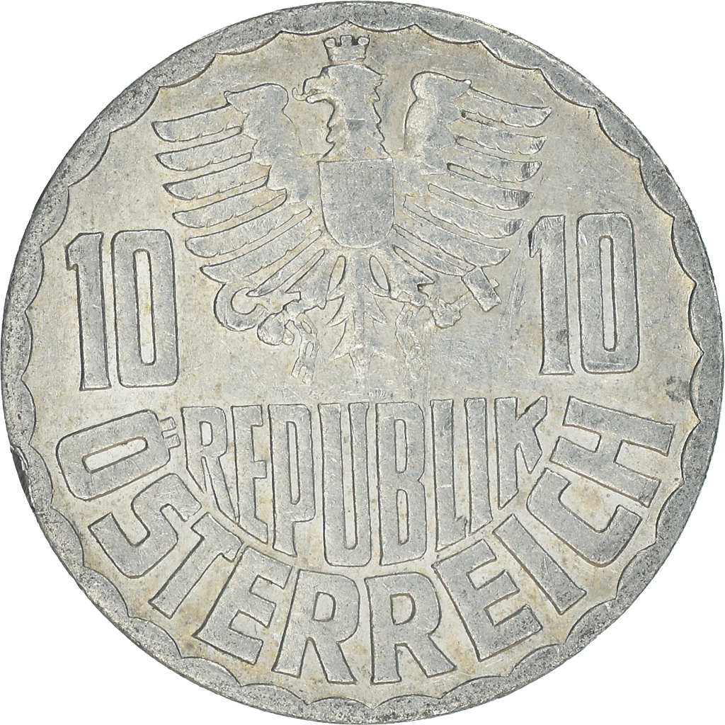 Moneda, Austria, 10 Groschen, 1957
