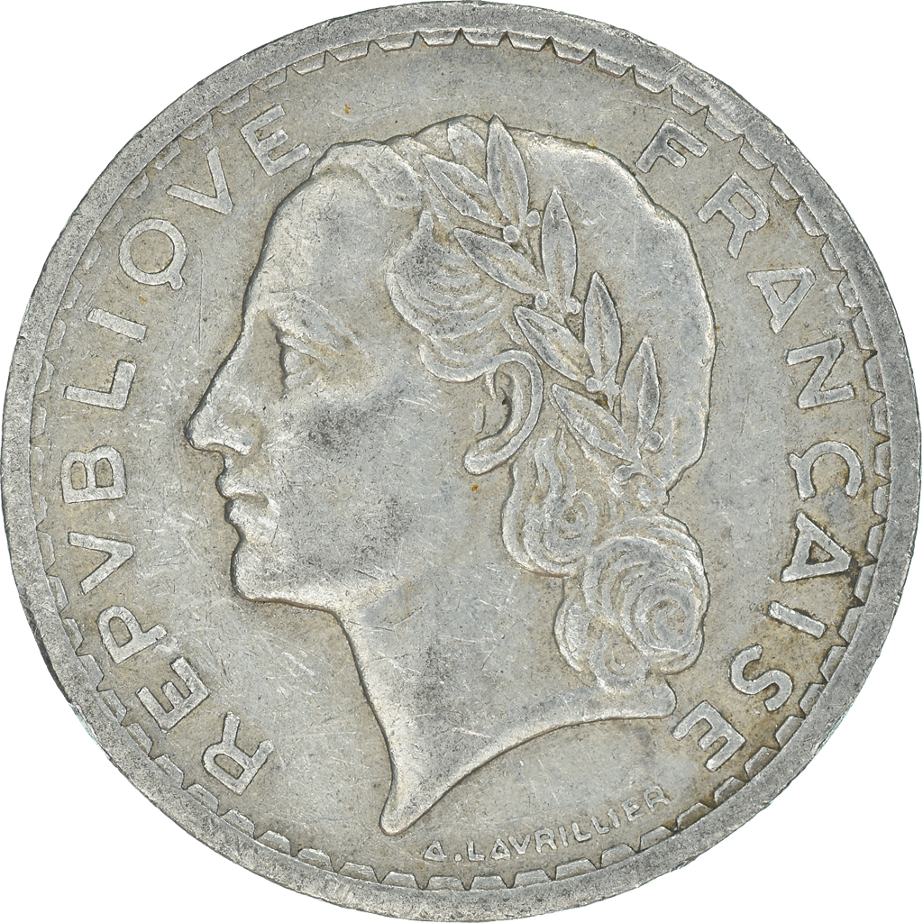 Moneda, Francia, 5 Francs, 1946