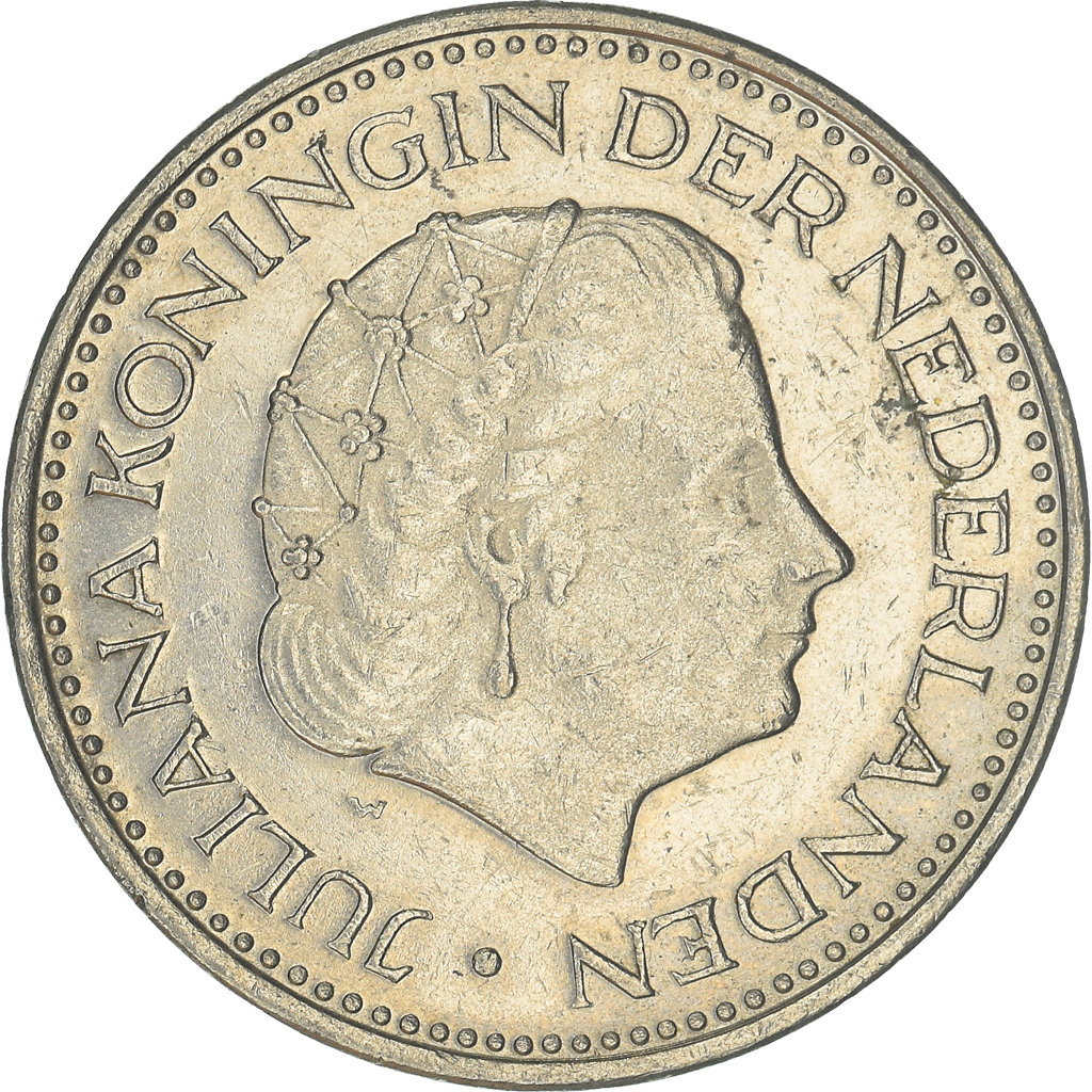 Moneda, Países Bajos, Gulden, 1971