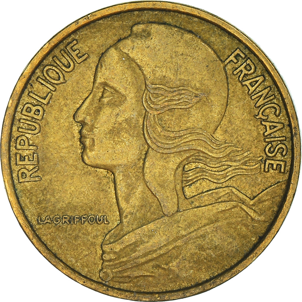 Moneda, Francia, 5 Centimes, 1973