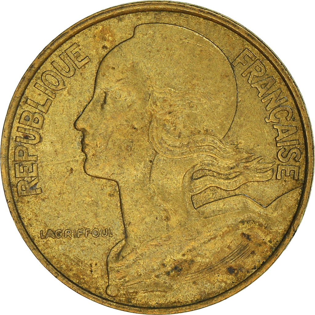 Moneda, Francia, 10 Centimes, 1992
