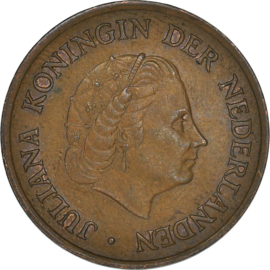 Moneda, Países Bajos, 5 Cents, 1972