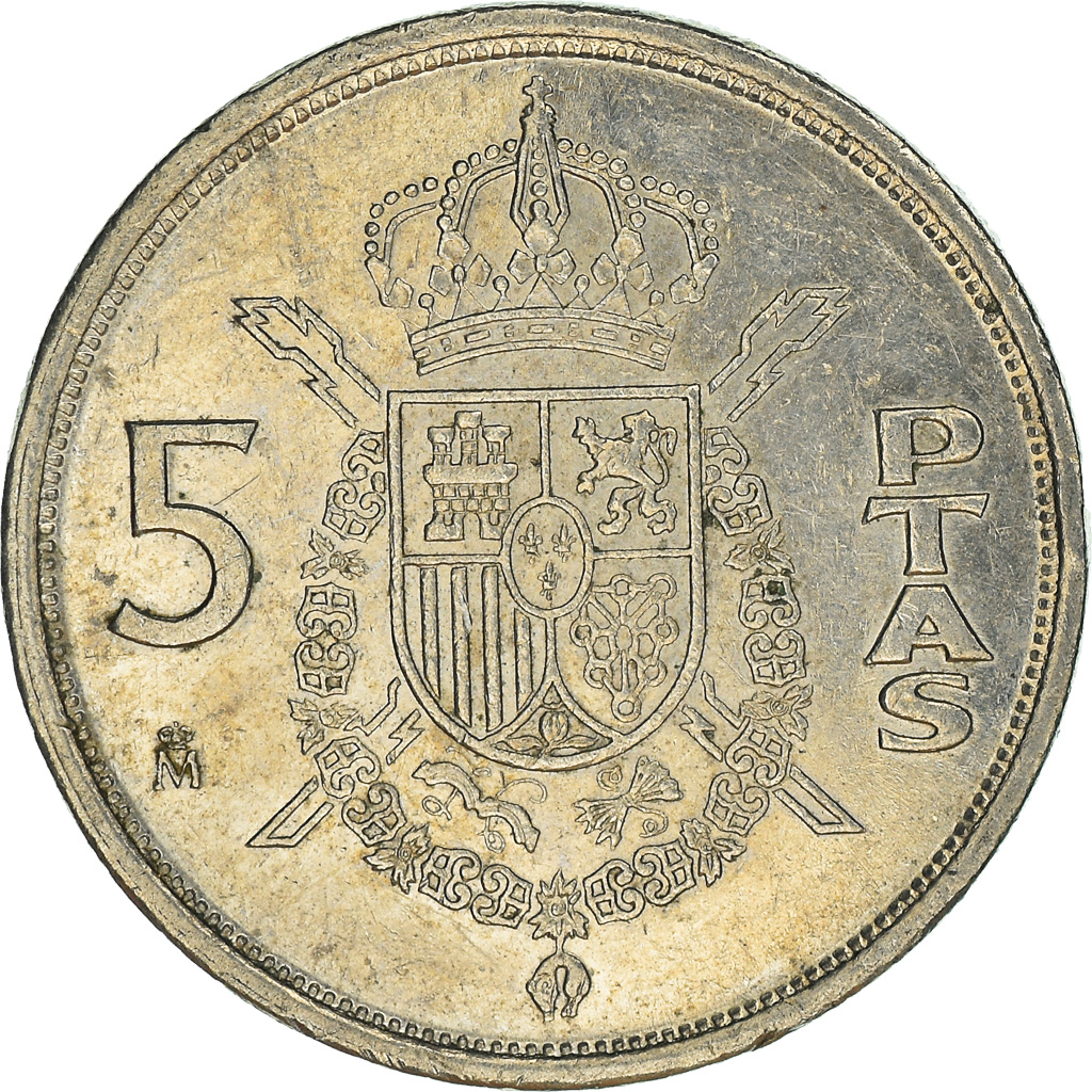 Moneda, España, 5 Pesetas, 1984