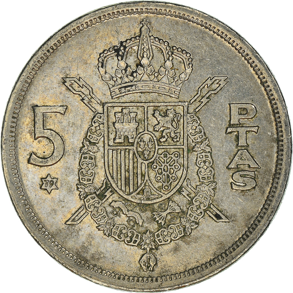Moneda, España, 5 Pesetas, 1979