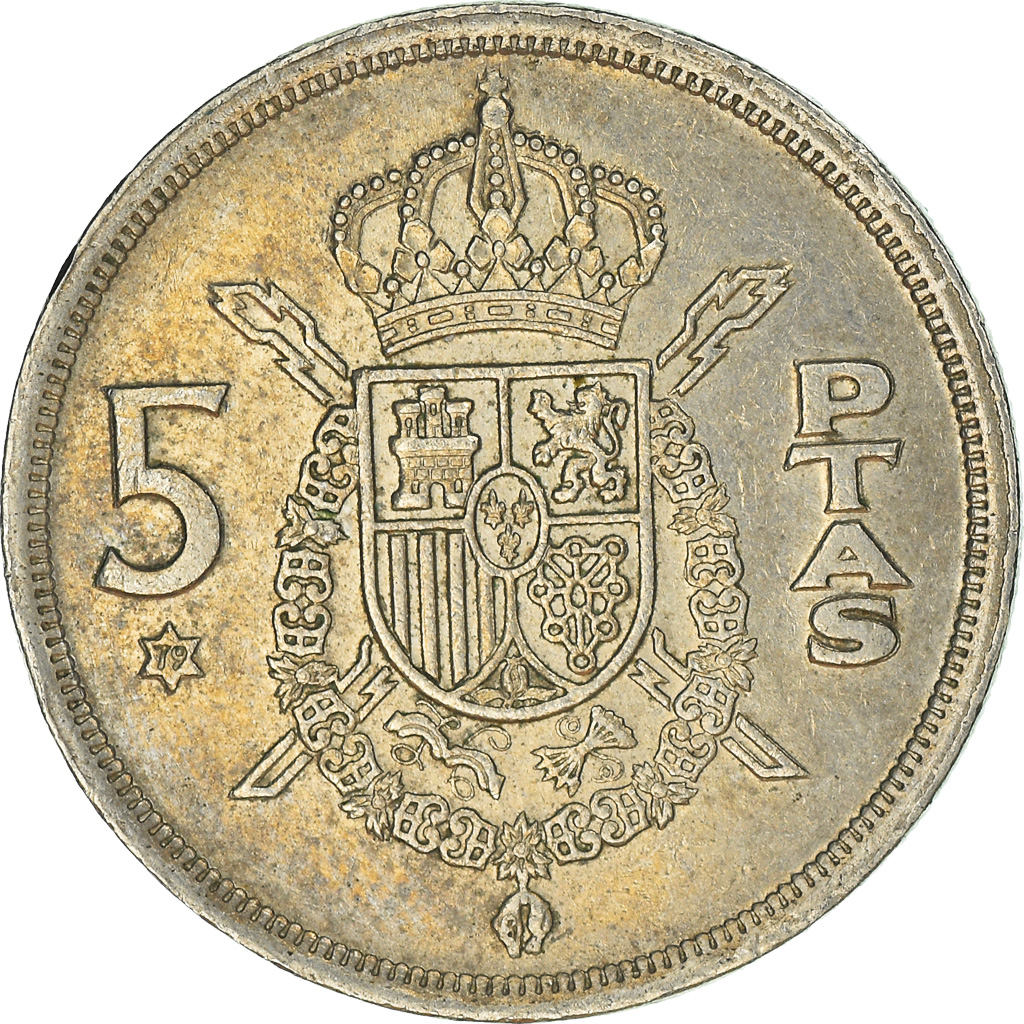 Moneda, España, 5 Pesetas, 1979