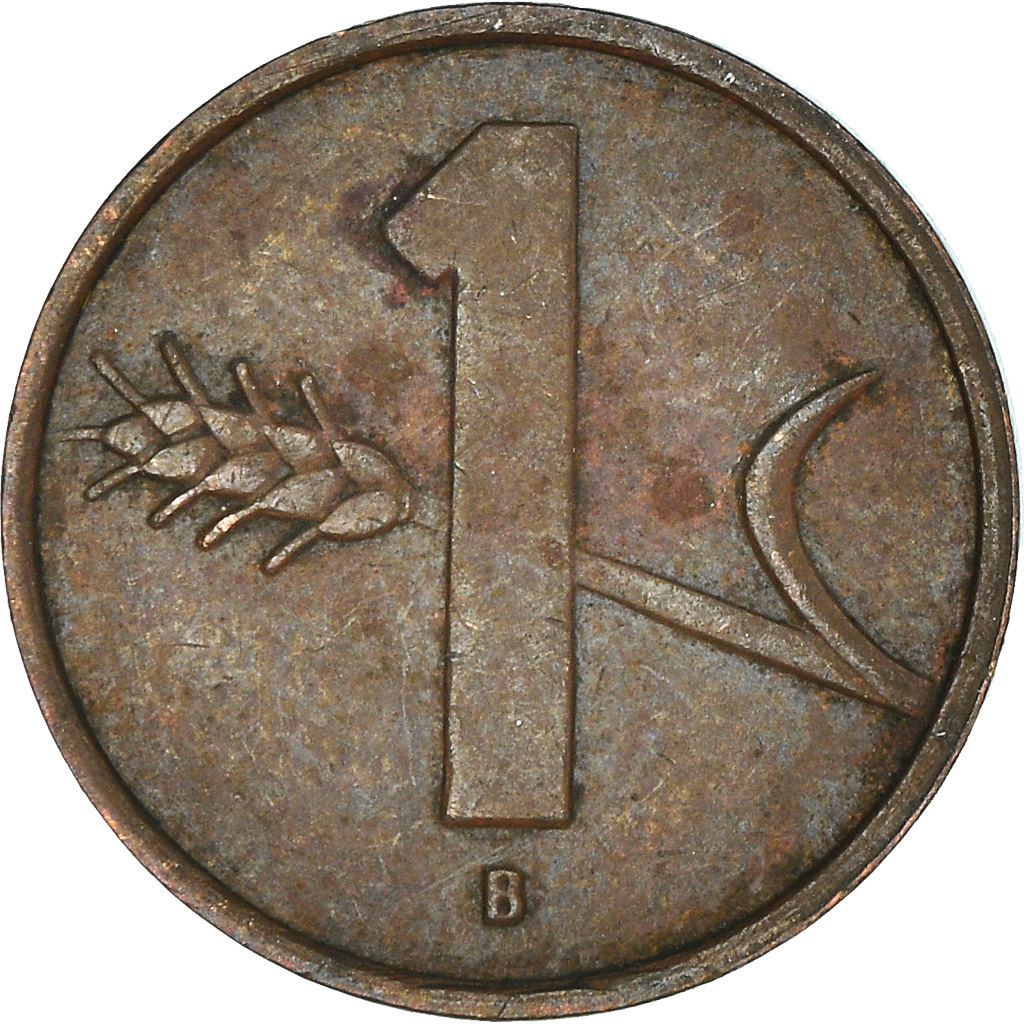 Moneda, Suiza, Rappen, 1956