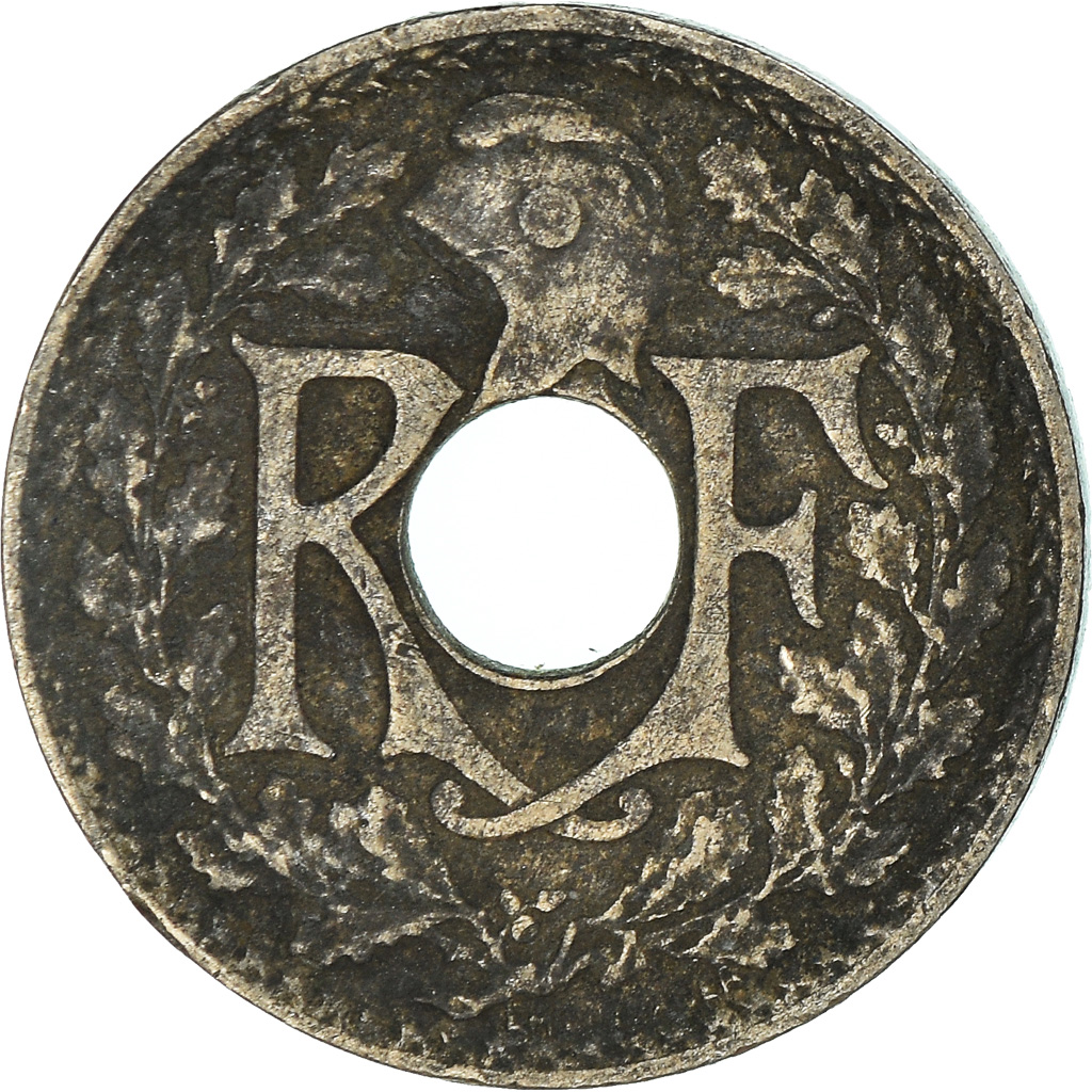 Moneda, Francia, 5 Centimes, 1918