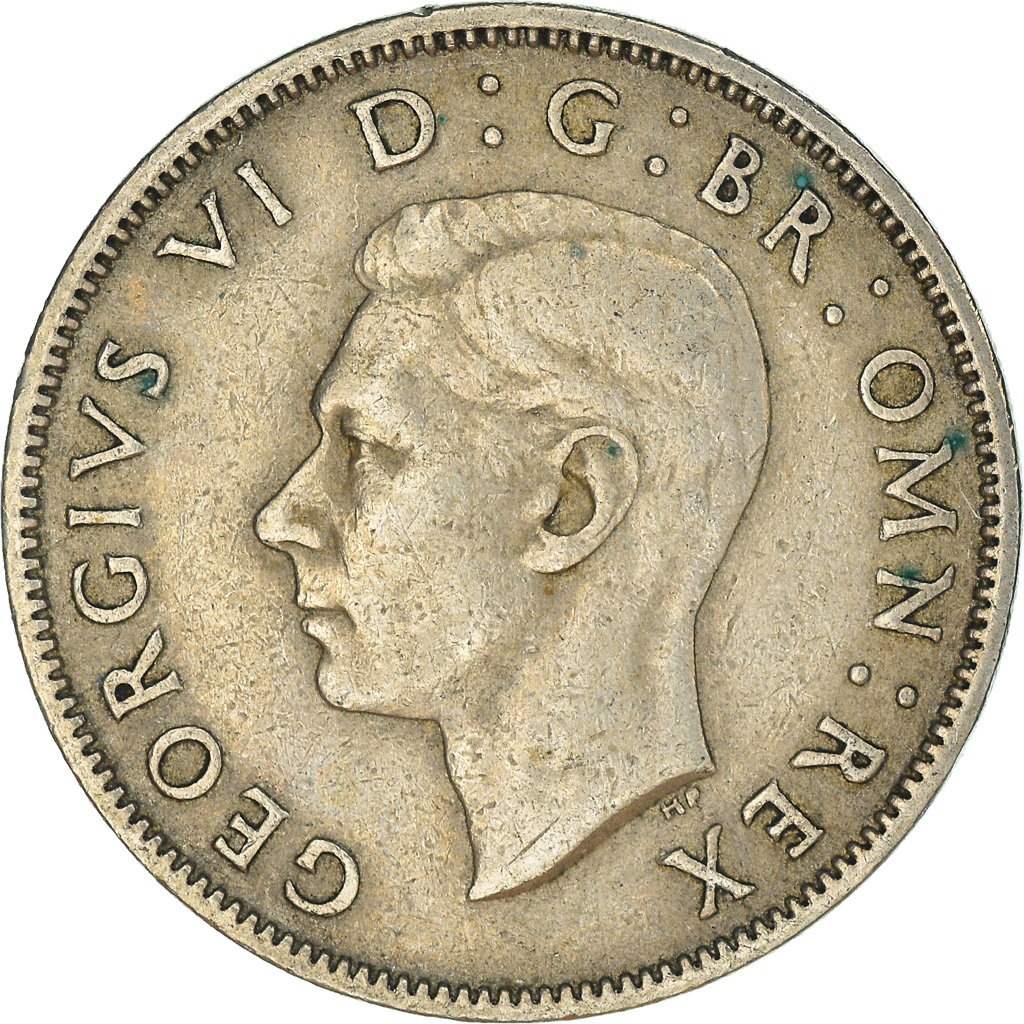 Moneda, Gran Bretaña, Florin, Two Shillings, 1947