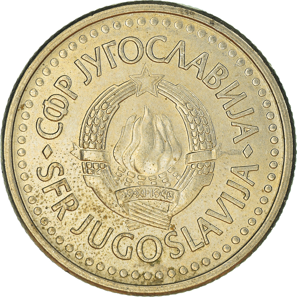 Moneda, Yugoslavia, Dinar, 1990