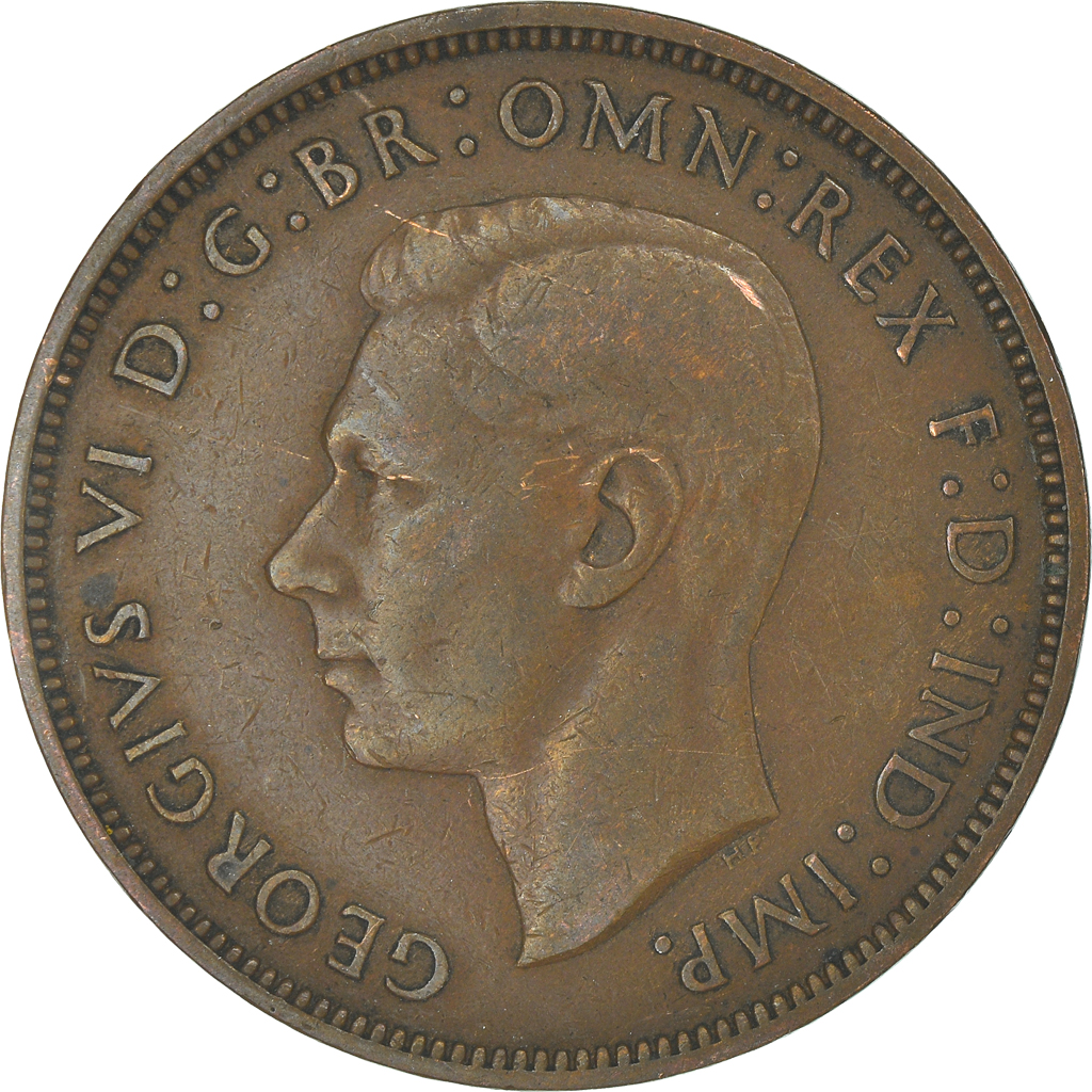 Moneda, Gran Bretaña, Penny, 1946