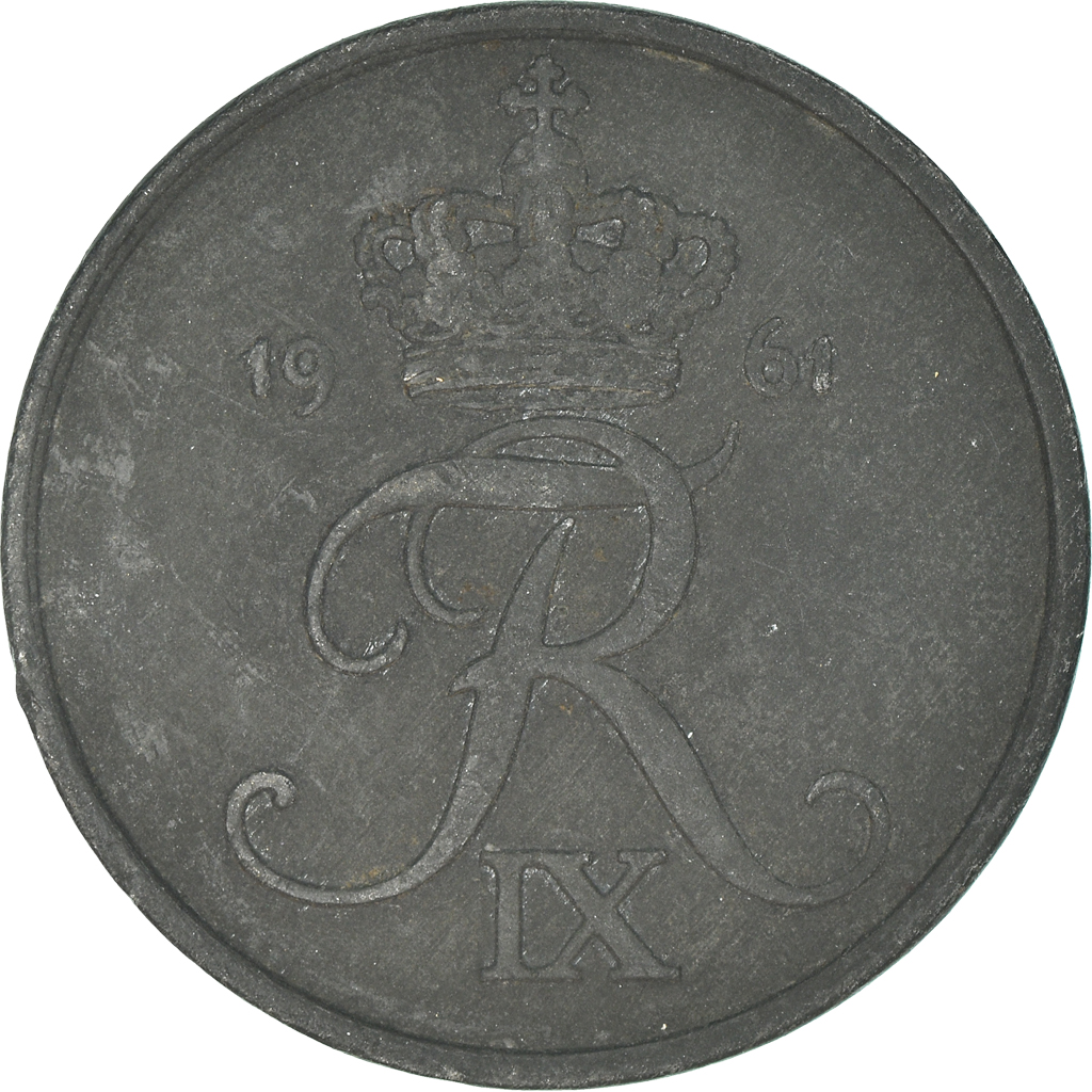 Moneda, Dinamarca, 5 Öre, 1961