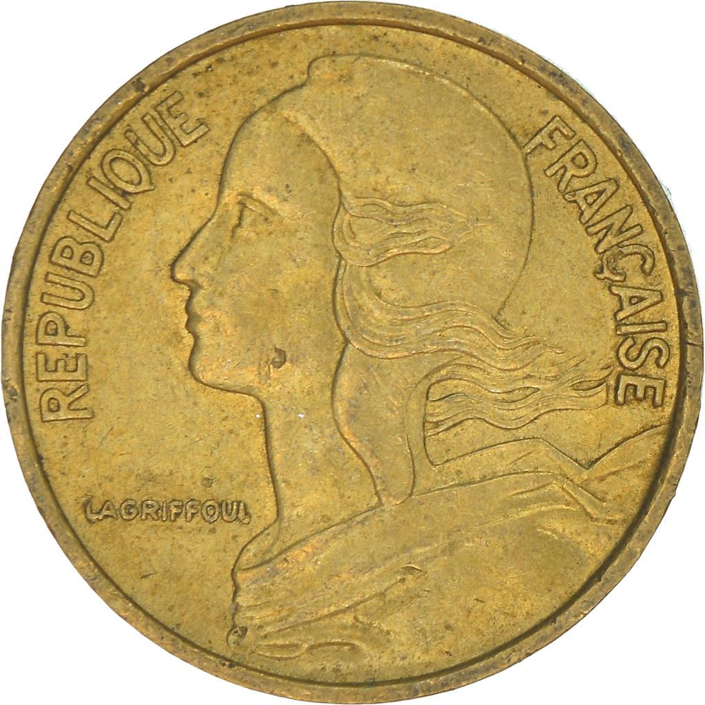 Moneda, Francia, 5 Centimes, 1969