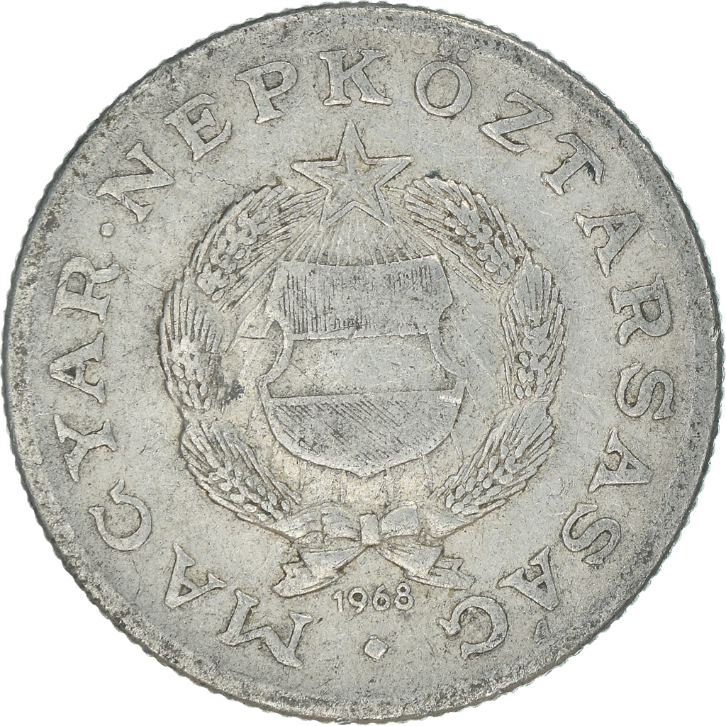 Moneda, Hungría, Forint, 1968