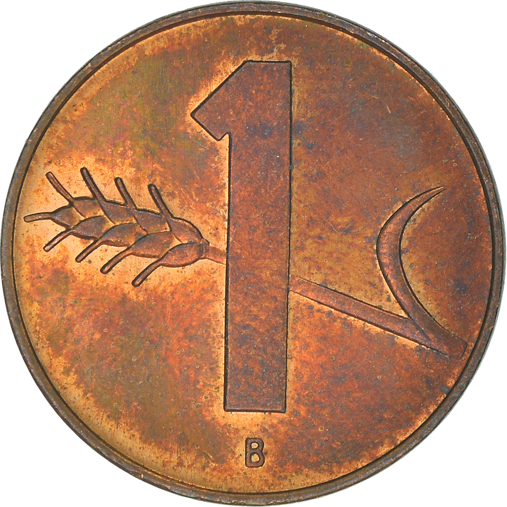 Moneda, Suiza, Rappen, 1963