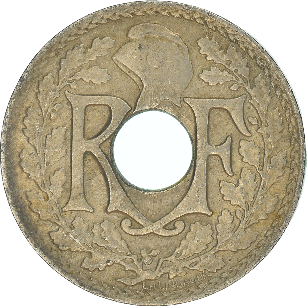 Moneda, Francia, 5 Centimes, 1920