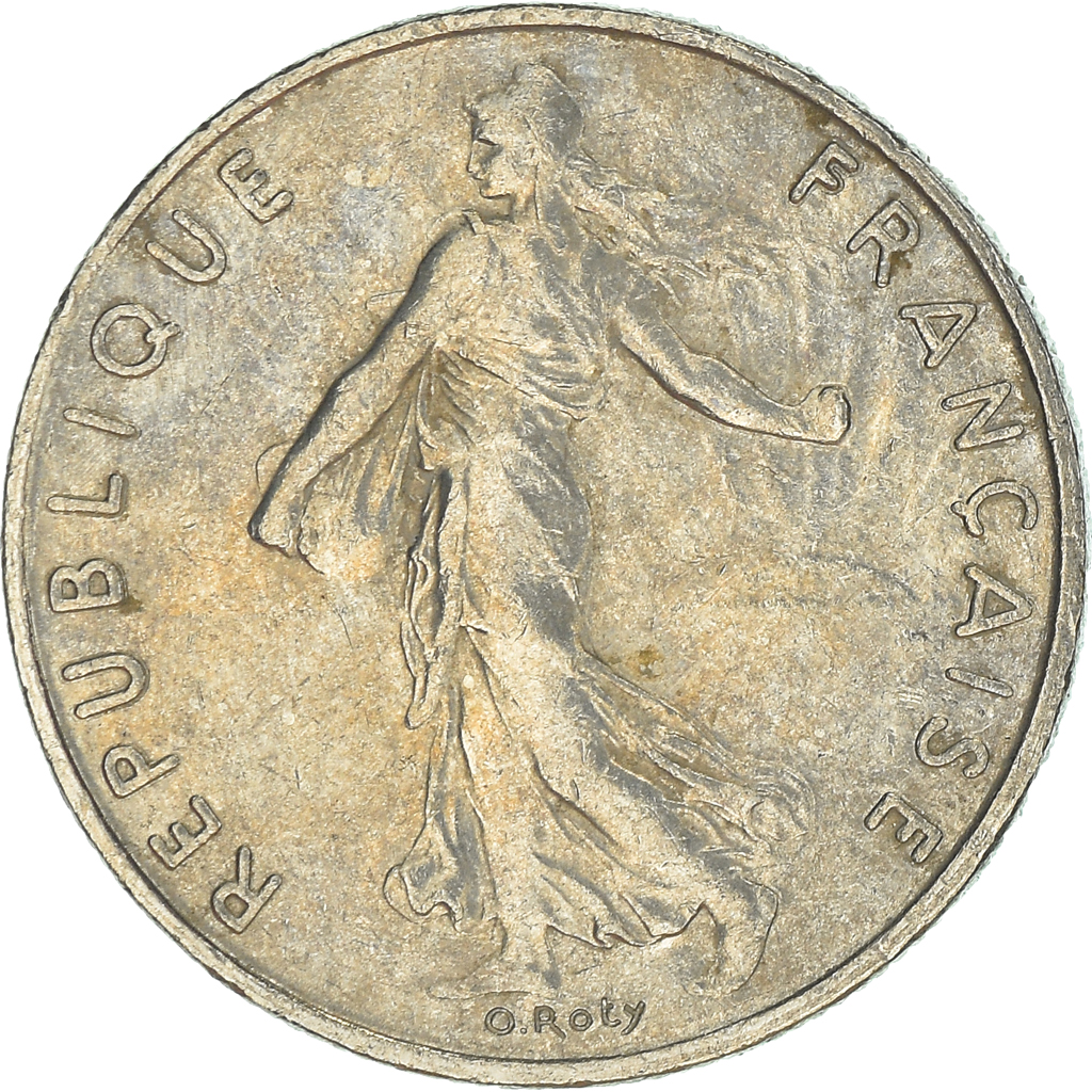 Moneda, Francia, 1/2 Franc, 1997