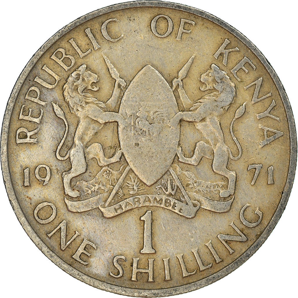 Moneda, Kenia, Shilling, 1971
