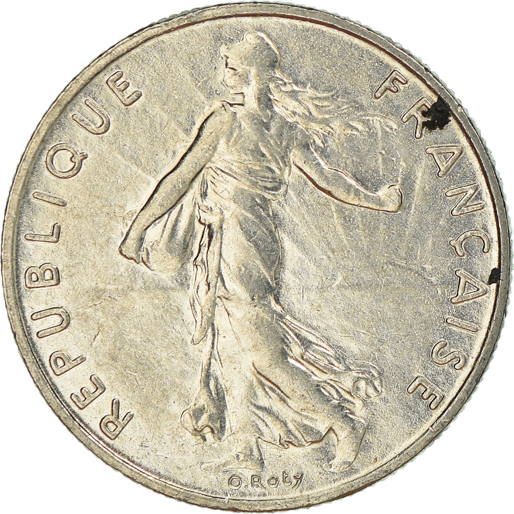 Moneda, Francia, 1/2 Franc, 1995