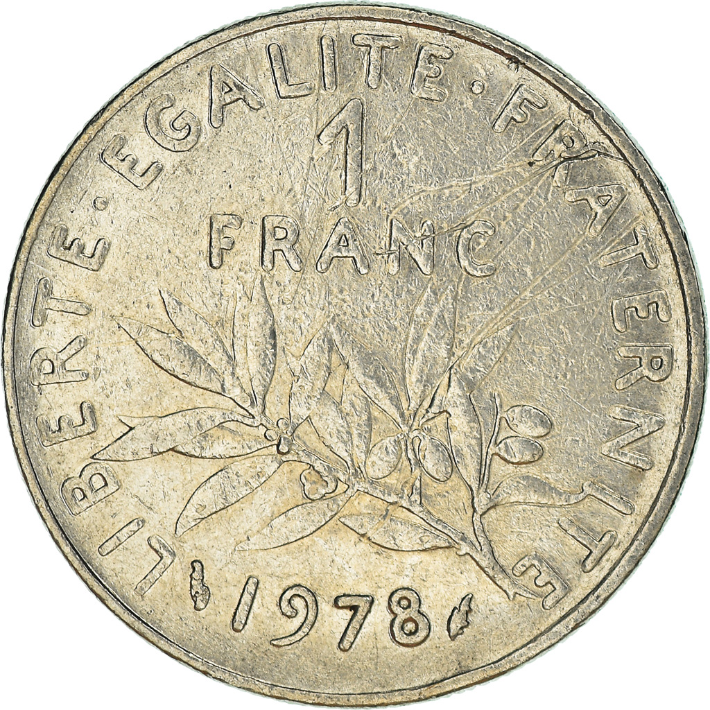 Moneda, Francia, Franc, 1978