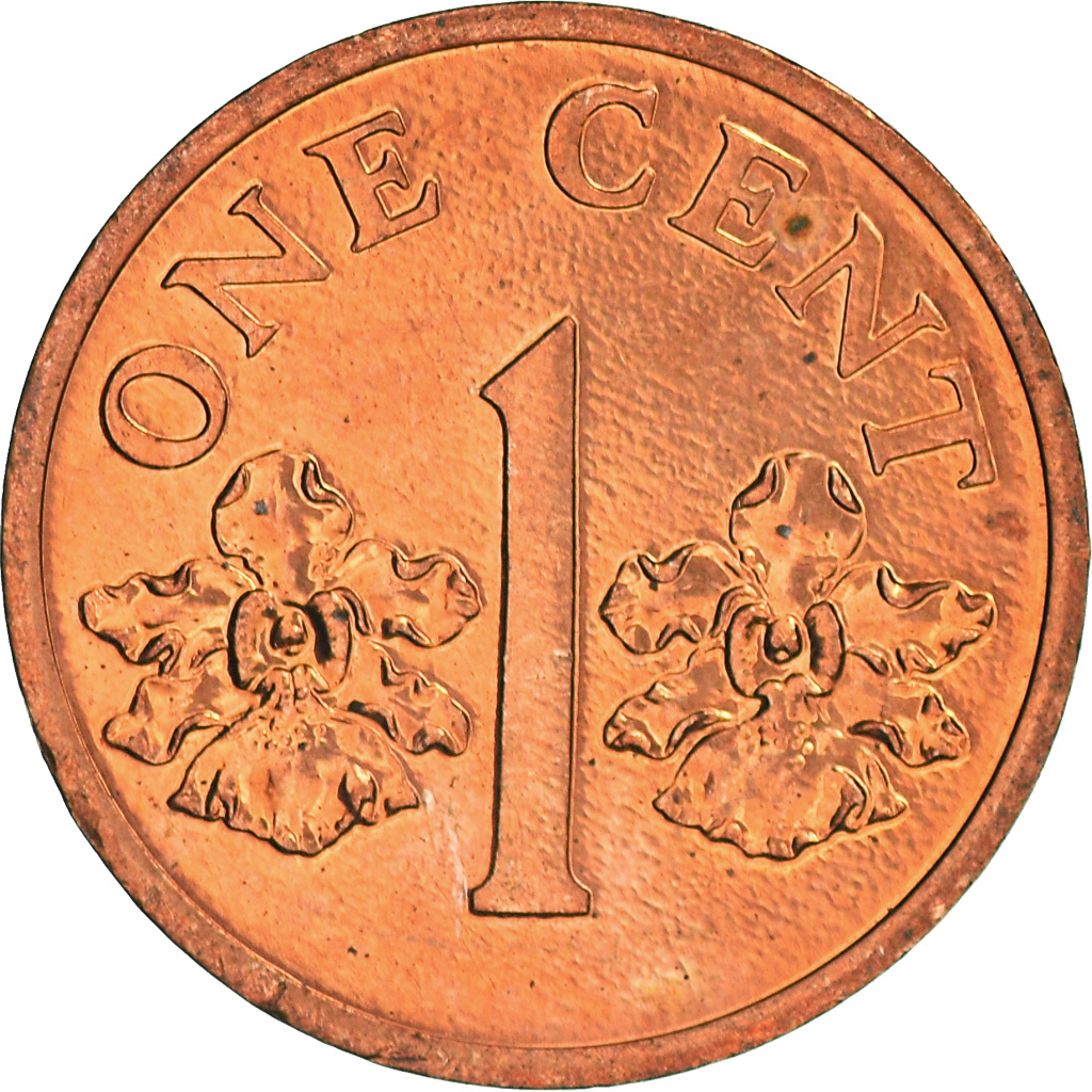 Moneda, Singapur, Cent, 1995