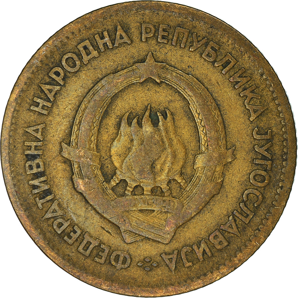 Moneda, Yugoslavia, 20 Dinara, 1955