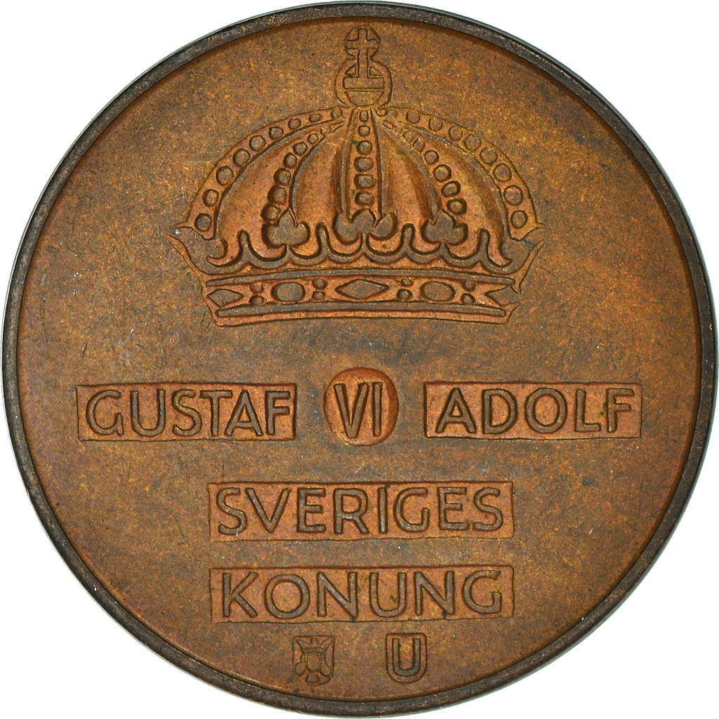 Moneda, Suecia, 5 Öre, 1962