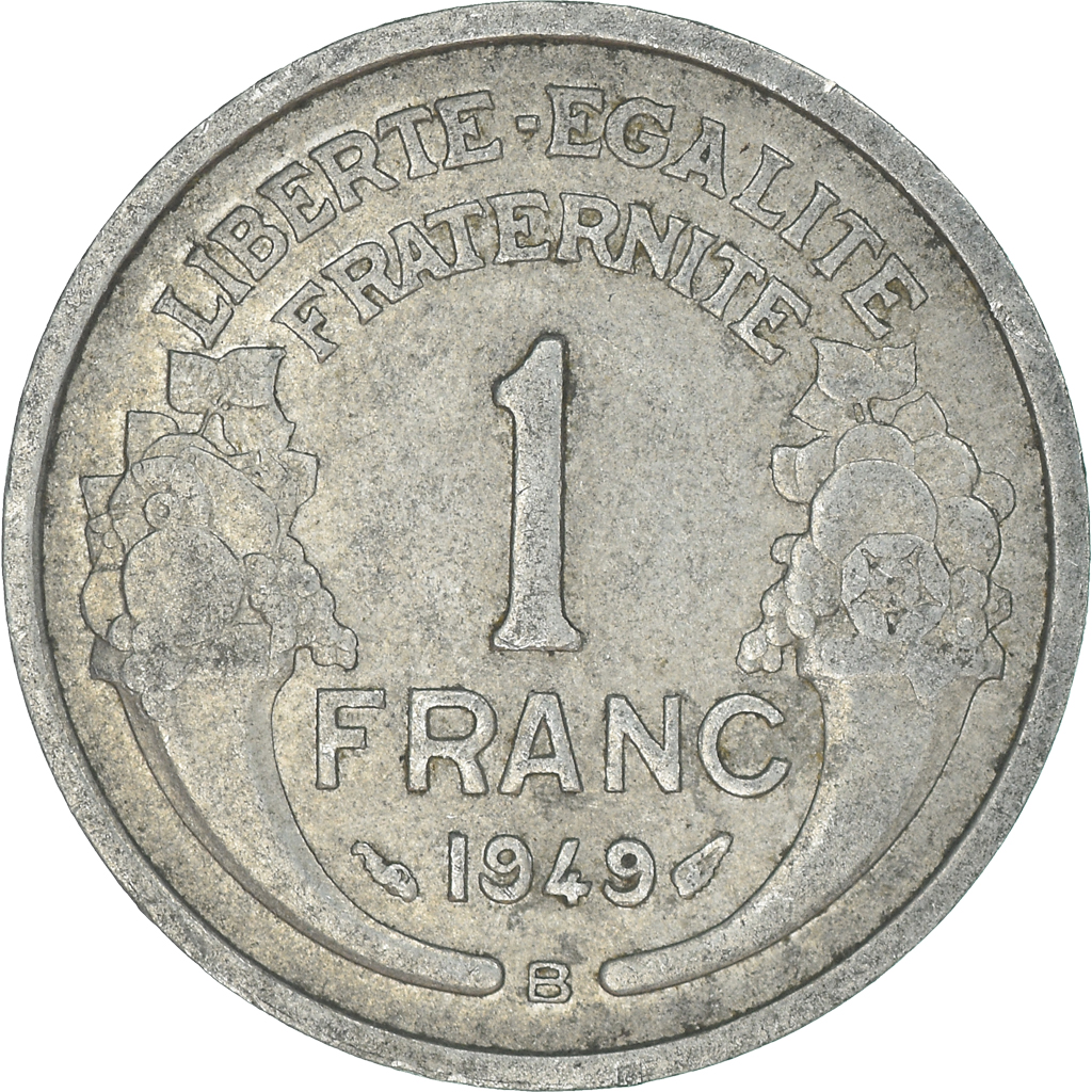 Moneda, Francia, Franc, 1949