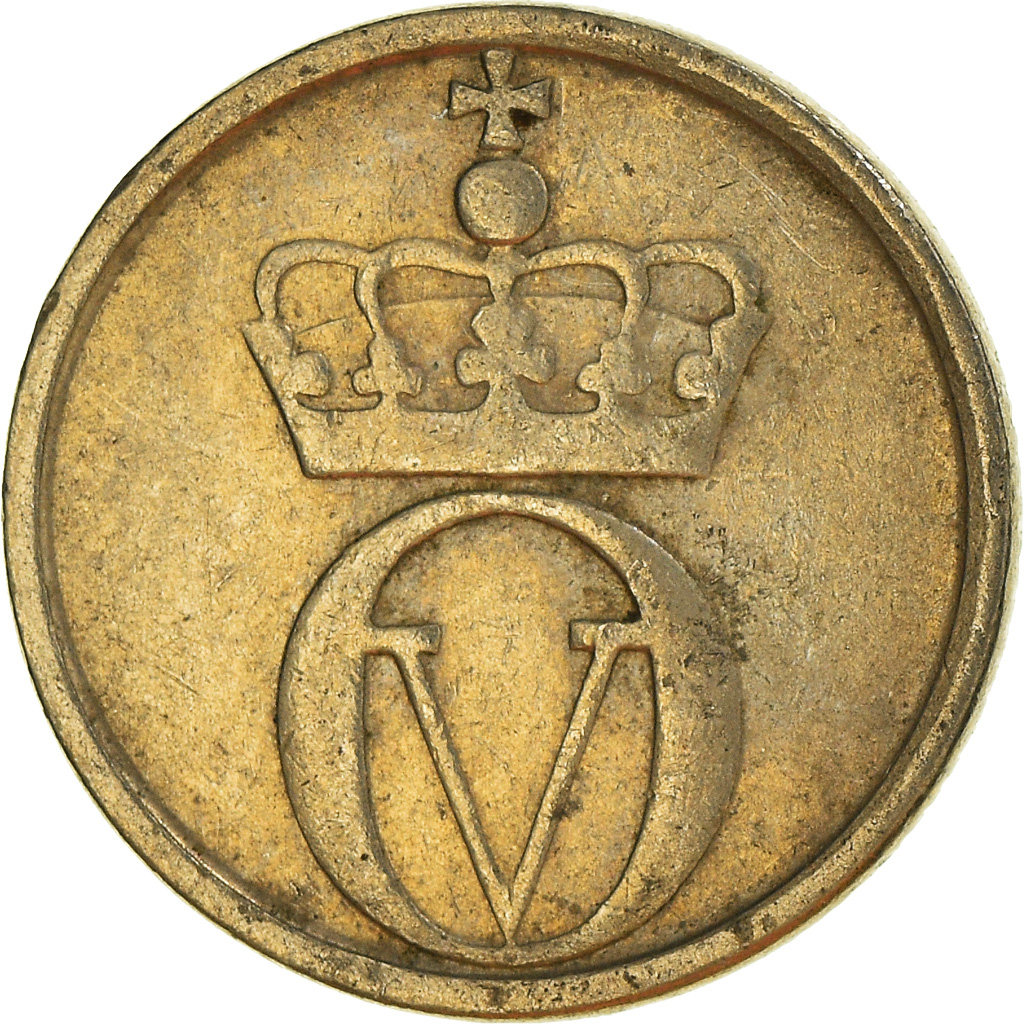 Moneda, Noruega, 10 Öre, 1962