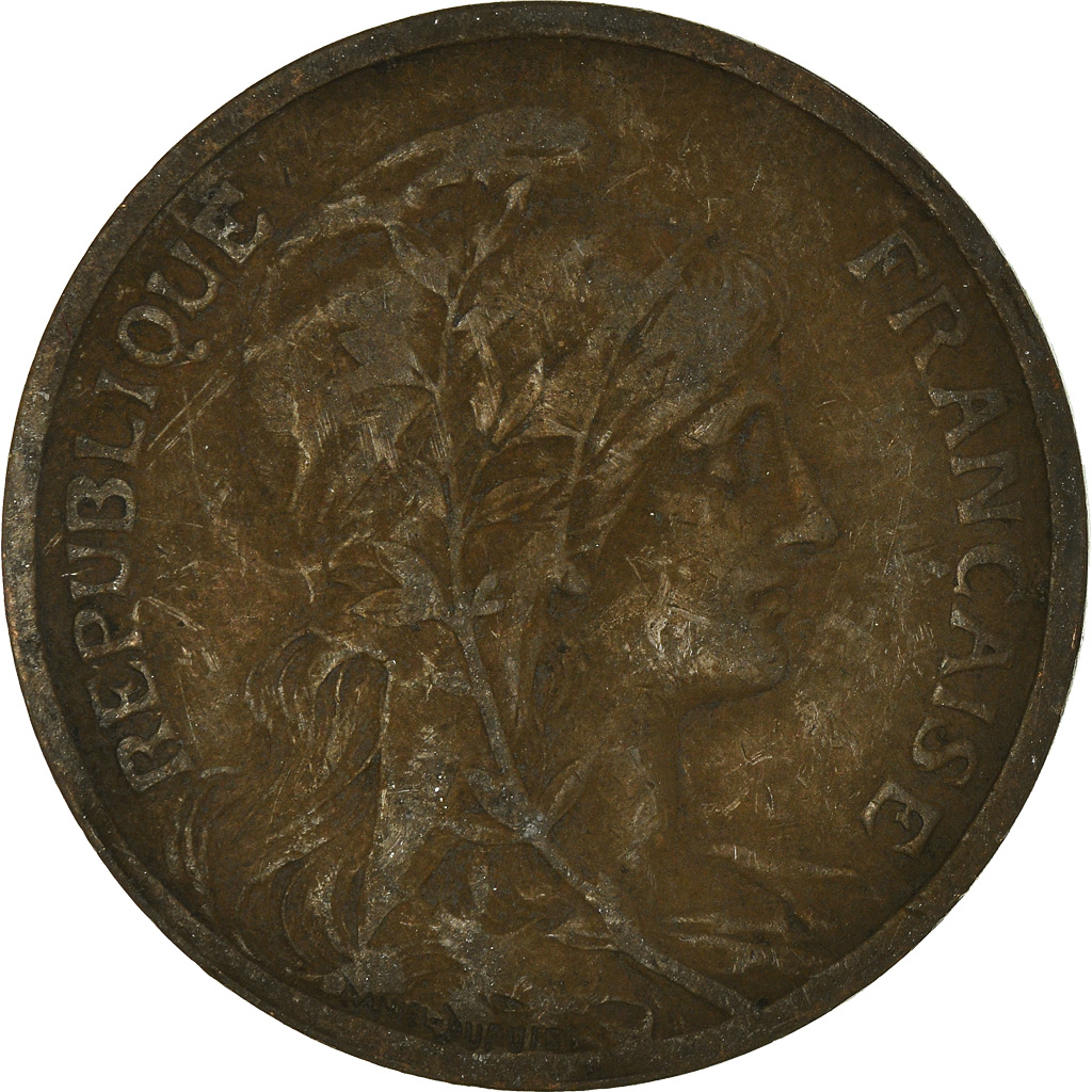 Moneda, Francia, 5 Centimes, 1906