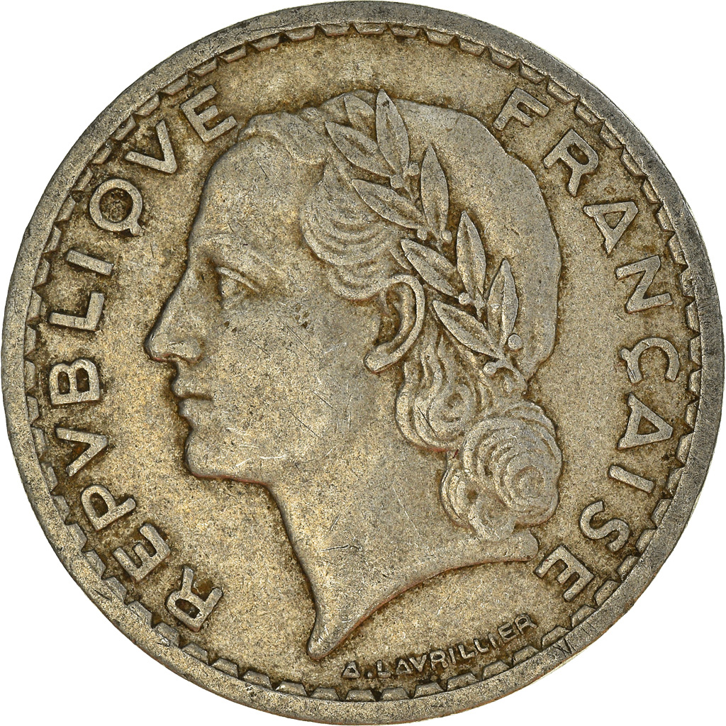 Moneda, Francia, 5 Francs, 1949