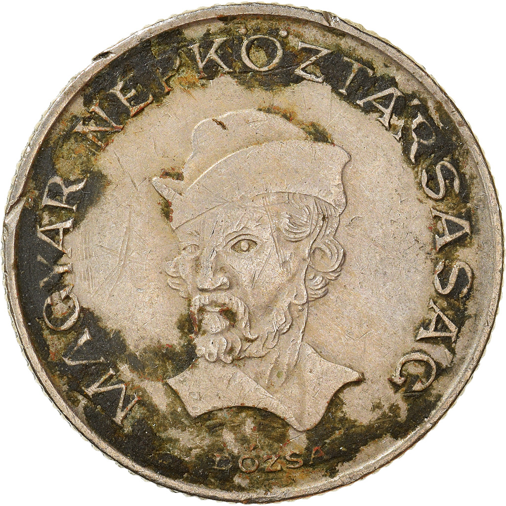 Moneda, Hungría, 20 Forint, 1982