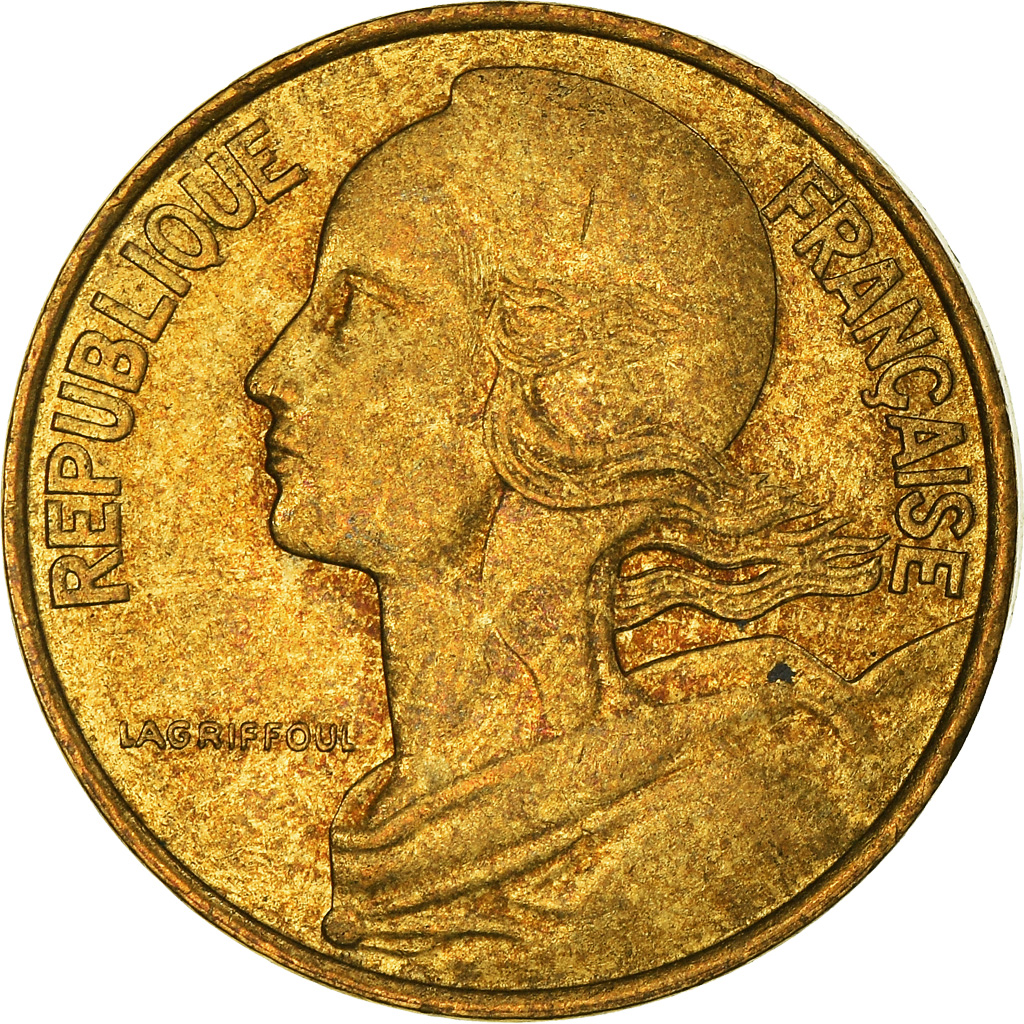 Moneda, Francia, 10 Centimes, 1995