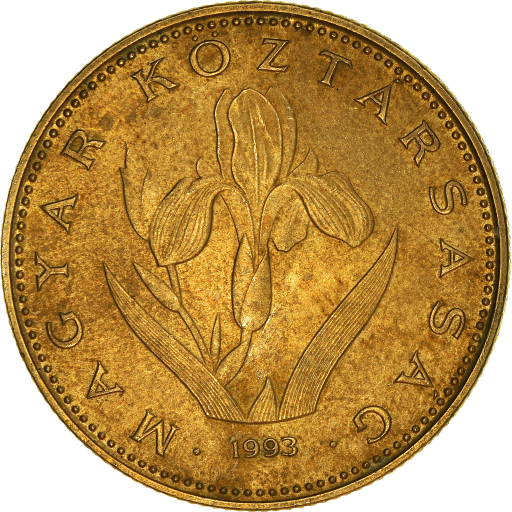 Moneda, Hungría, 20 Forint, 1993