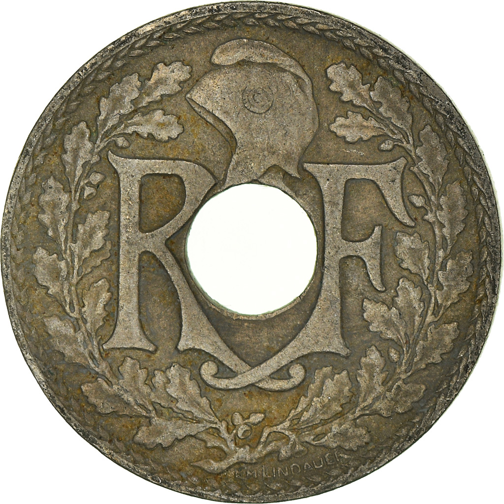 Moneda, Francia, 10 Centimes, 1920